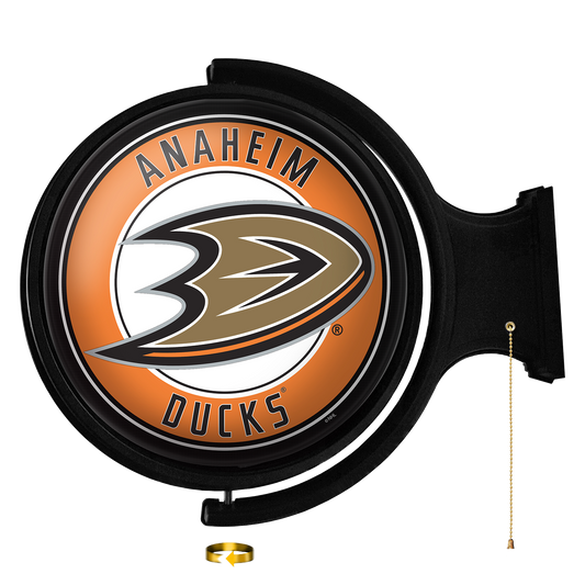 Anaheim Ducks Round Rotating Wall Sign