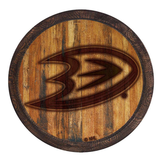 Anaheim Ducks Branded Barrel Top Sign