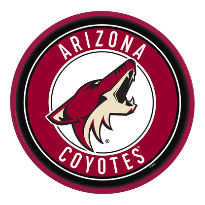 Arizona Coyotes Modern Disc Wall Sign