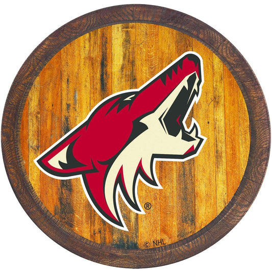 Arizona Coyotes Barrel Top Sign