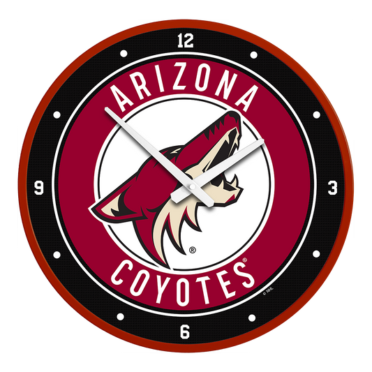 Arizona Coyotes Round Wall Clock