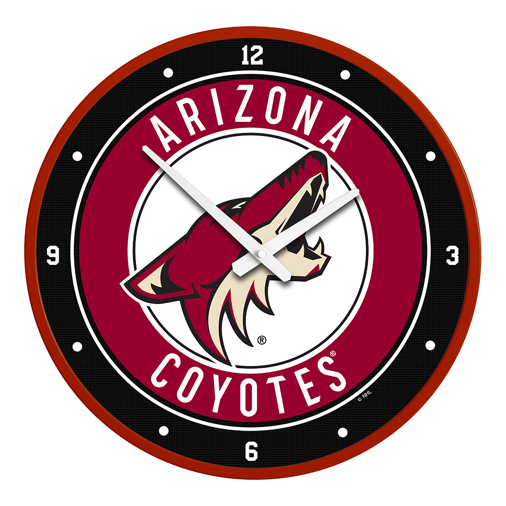 Arizona Coyotes Round Wall Clock