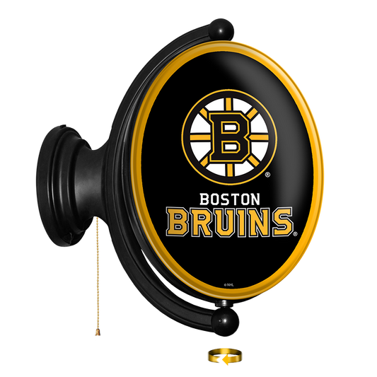 Boston Bruins Oval Rotating Wall Sign