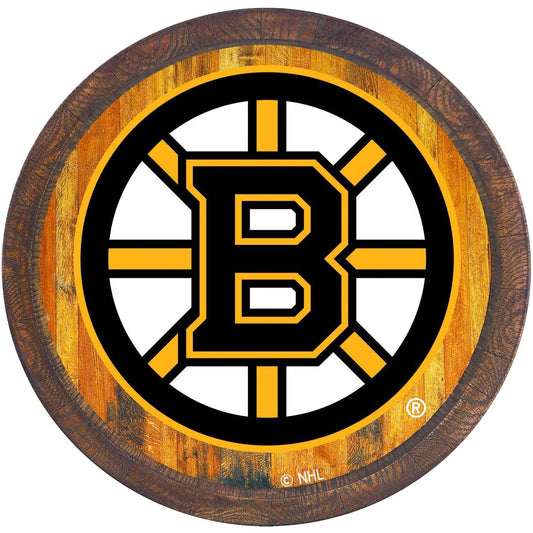 Boston Bruins Barrel Top Sign