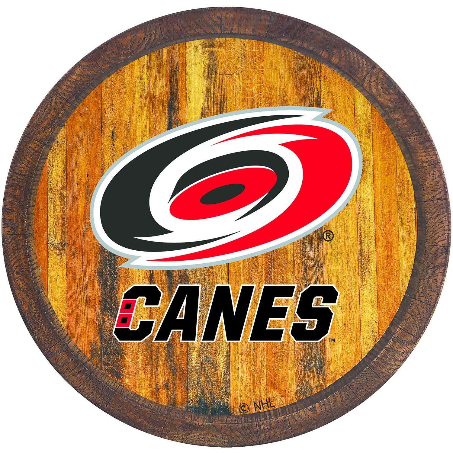 Calgary Flames Barrel Top Sign