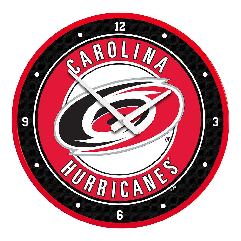 Carolina Hurricanes Round Wall Clock