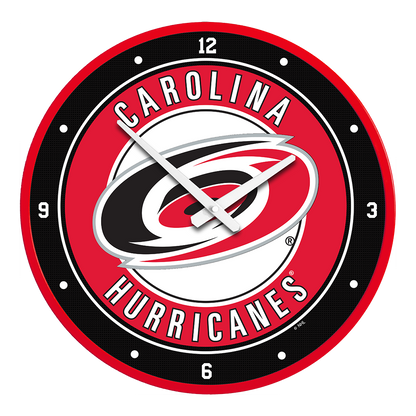 Carolina Hurricanes Round Wall Clock