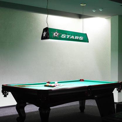 Dallas Stars Standard Pool Table Light Room View