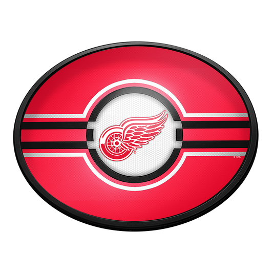 Detroit Red Wings Slimline Oval Lighted Wall Sign
