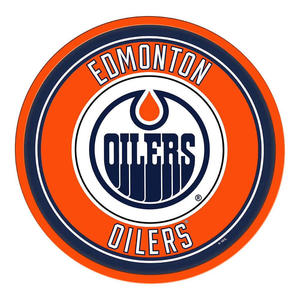Buy NHL Edmonton Oilers Modern Disc Wall Sign – ProFootballStuff
