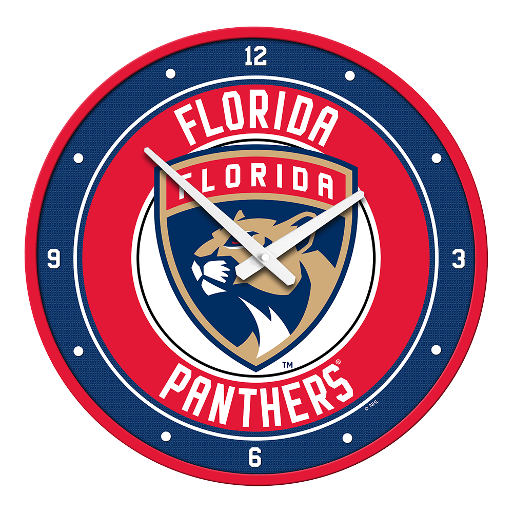 Florida Panthers Round Wall Clock