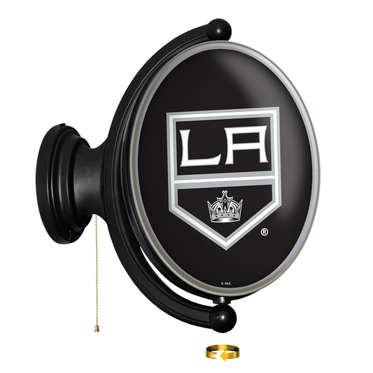 Los Angeles Kings Oval Rotating Wall Sign