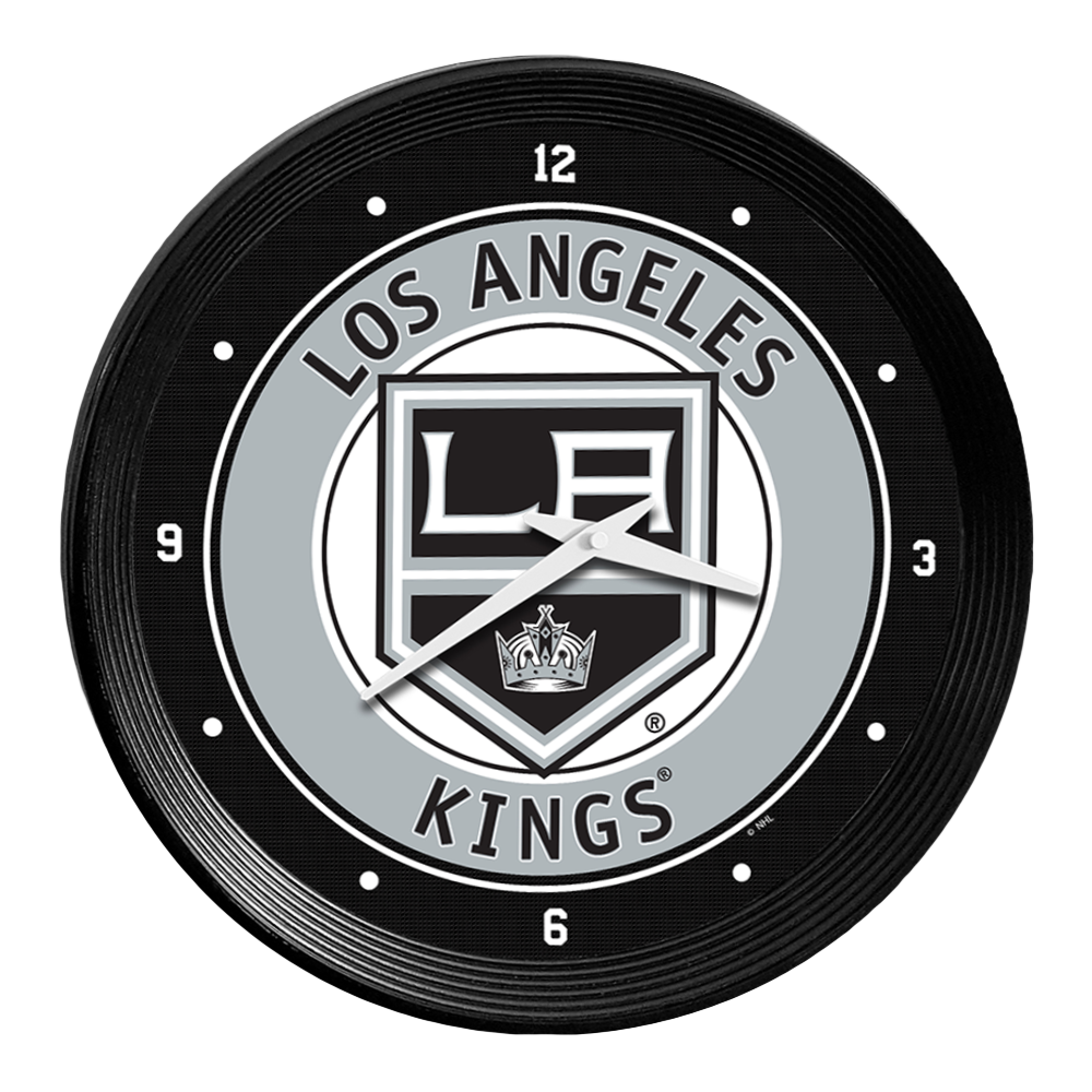 Los Angeles Kings Ribbed Wall Clock