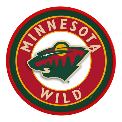 Minnesota Wild Modern Disc Wall Sign