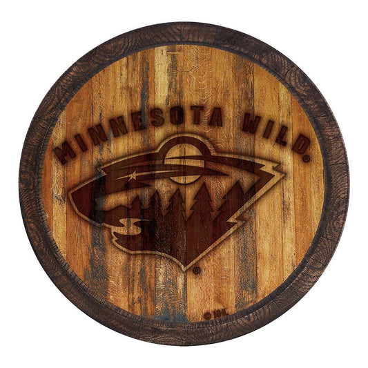 Minnesota Wild Branded Barrel Top Sign