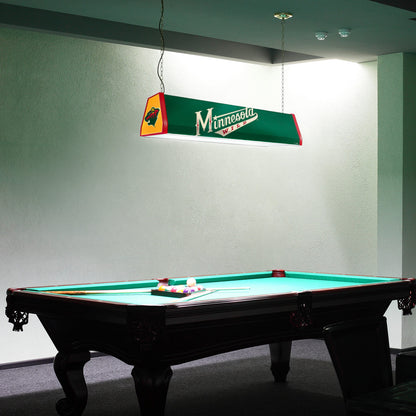 Minnesota Wild Standard Pool Table Light Room View