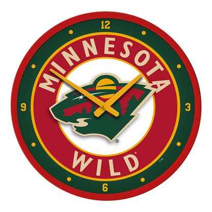 Minnesota Wild Round Wall Clock