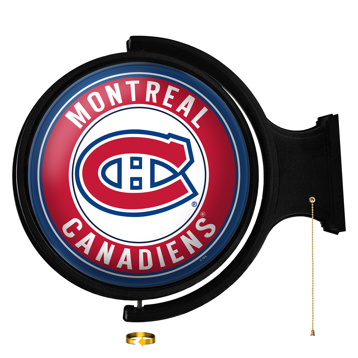 Montreal Canadiens Round Rotating Wall Sign