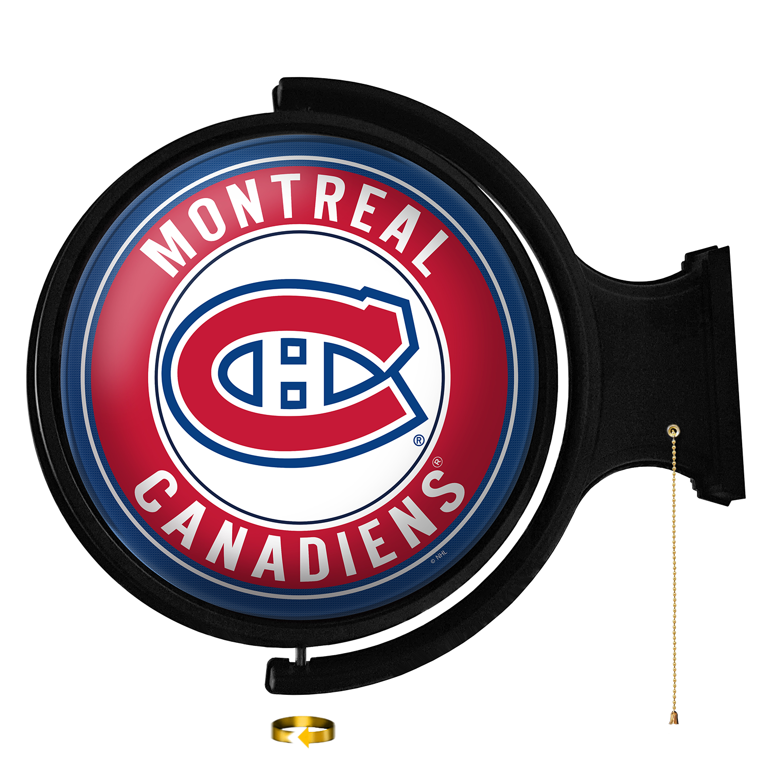 Montreal Canadiens Round Rotating Wall Sign