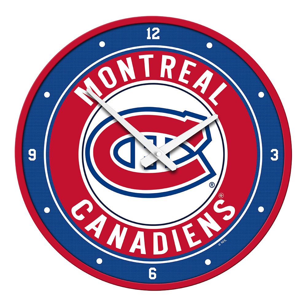 Montreal Canadiens Round Wall Clock
