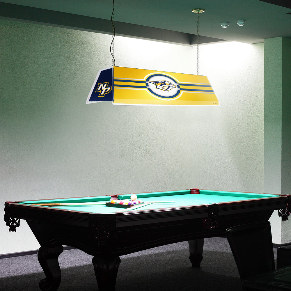 Nashville Predators Edge Glow Pool Table Light Room View