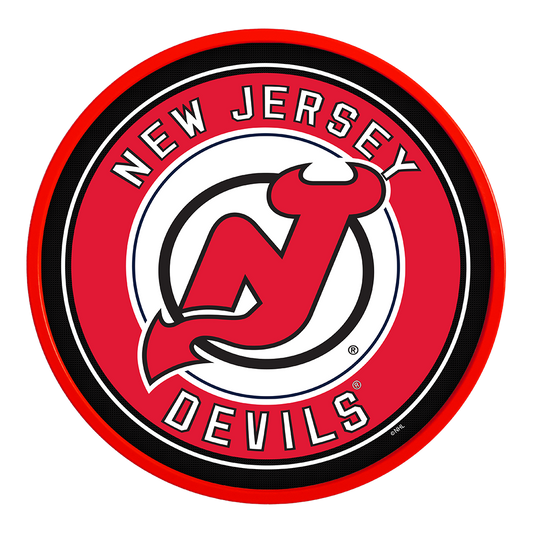 New Jersey Devils Modern Disc Wall Sign