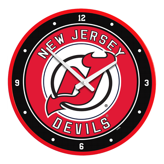 New Jersey Devils Round Wall Clock
