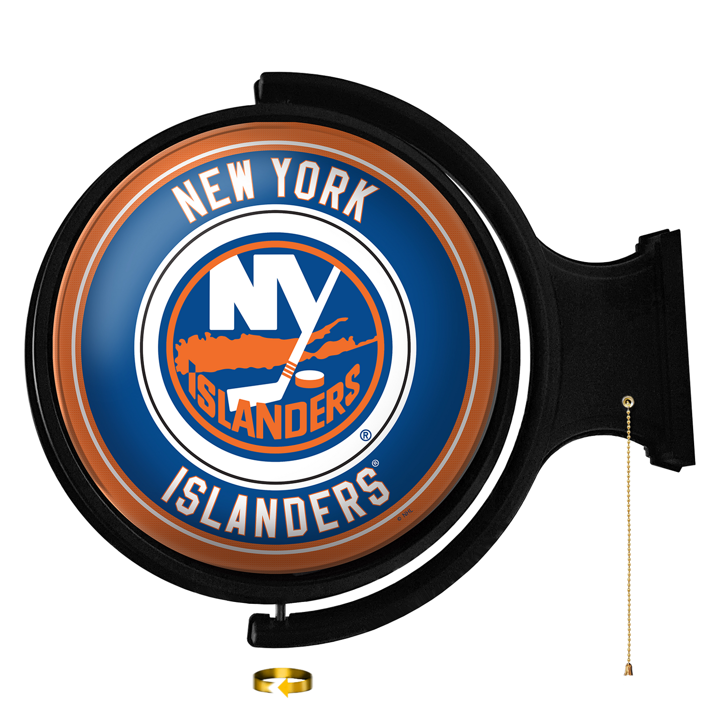 New York Islanders Round Rotating Wall Sign
