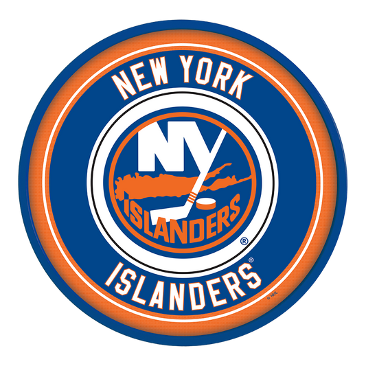 New York Islanders Modern Disc Wall Sign