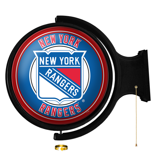 New York Rangers Round Rotating Wall Sign
