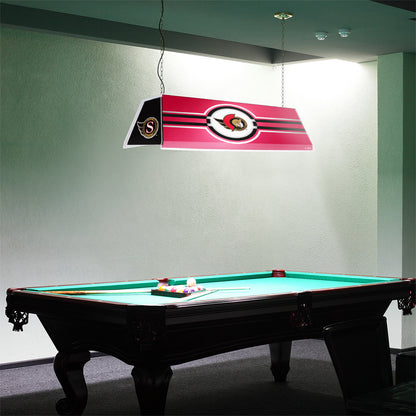 Ottawa Senators Edge Glow Pool Table Light Room View