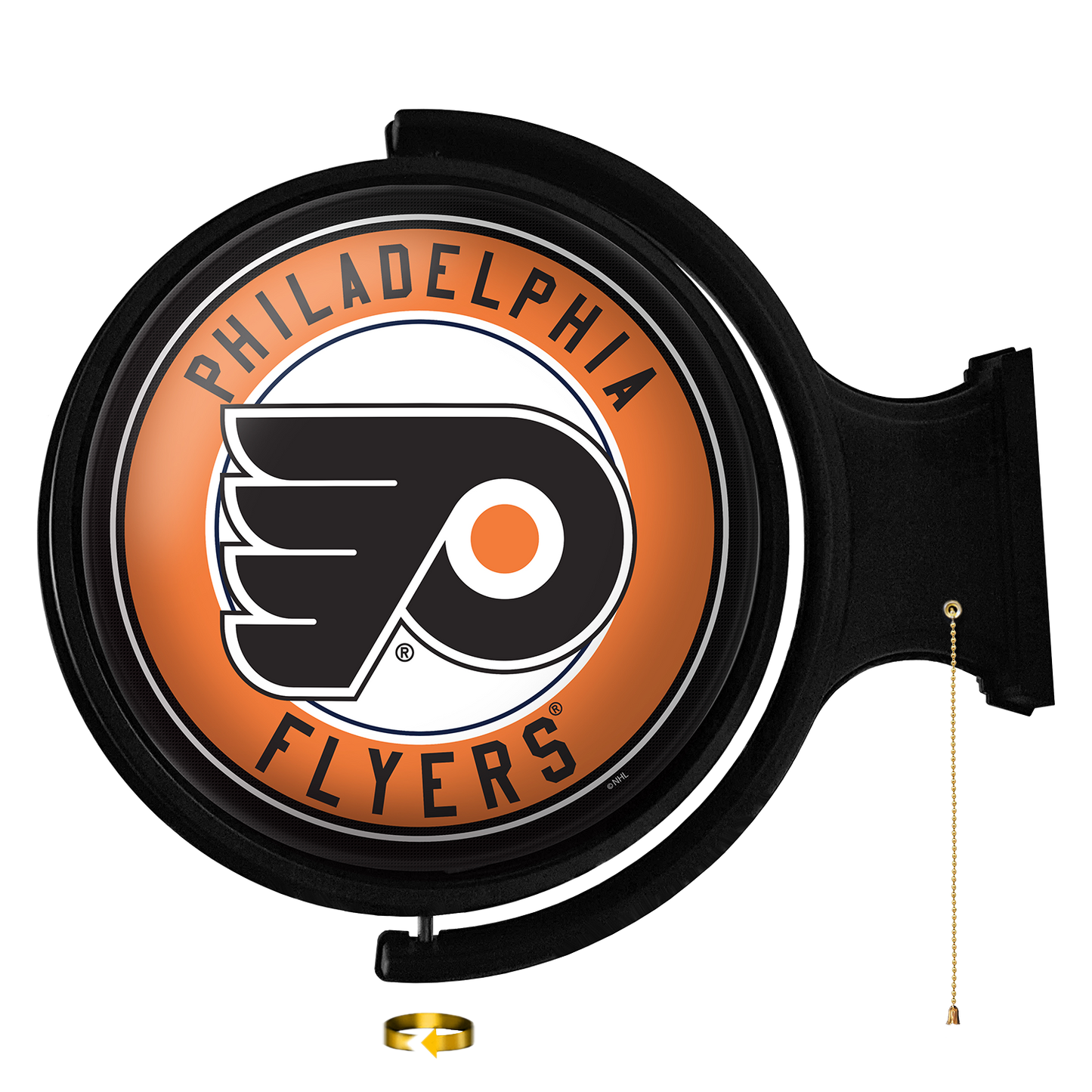 Philadelphia Flyers Round Rotating Wall Sign