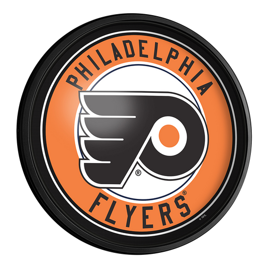 Philadelphia Flyers Slimline Round Lighted Wall Sign