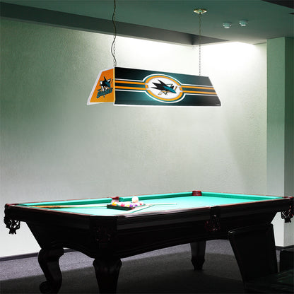 San Jose Sharks Edge Glow Pool Table Light Room View