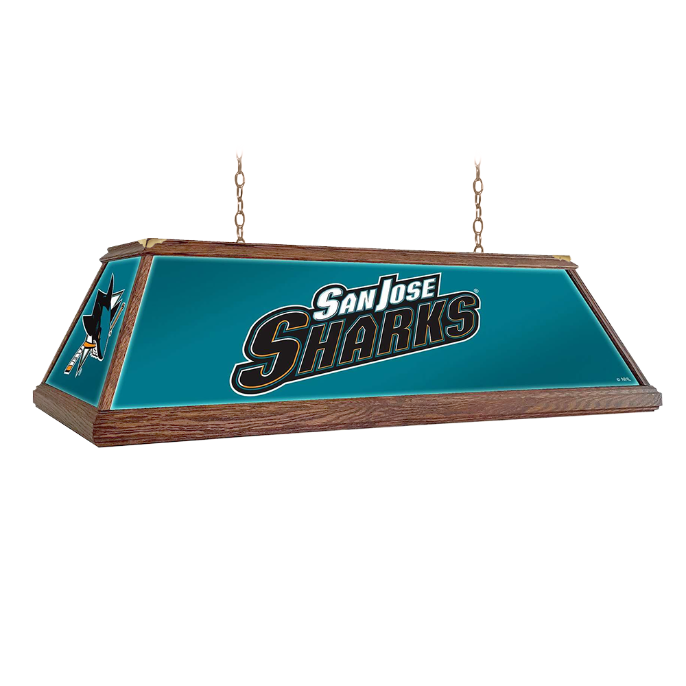 Buy NHL San Jose Sharks Premium Wood Pool and Billiards Table Light ...