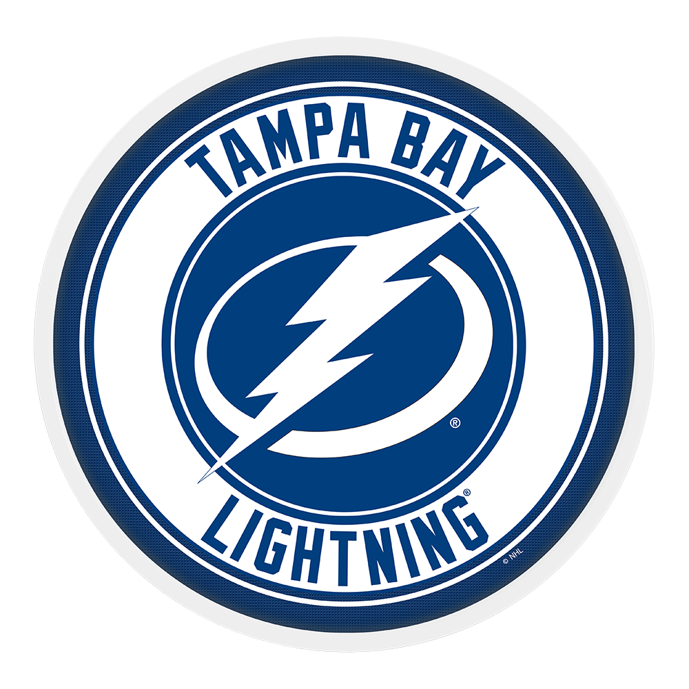 Tampa Bay Lightning Modern Disc Wall Sign