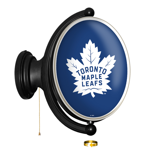 Toronto Maple Leafs Oval Rotating Wall Sign