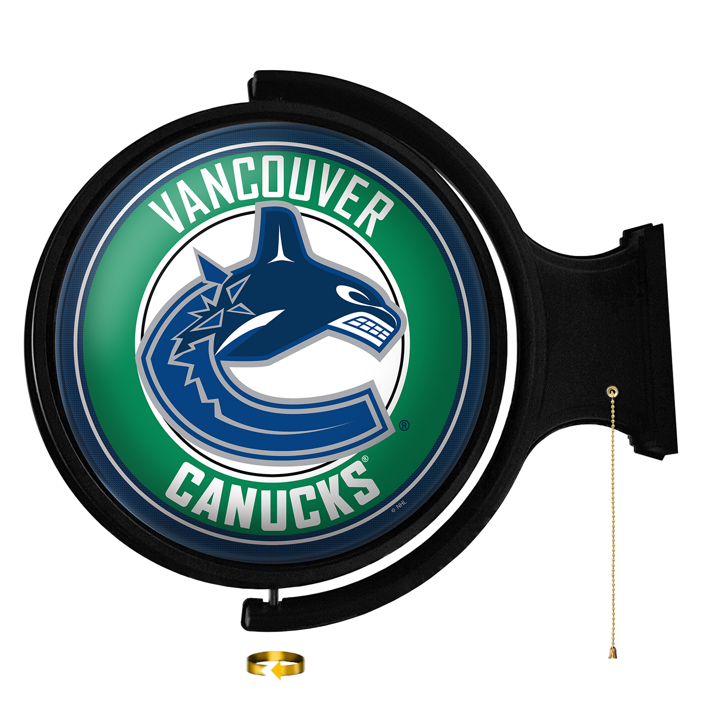 Vancouver Canucks Round Rotating Wall Sign