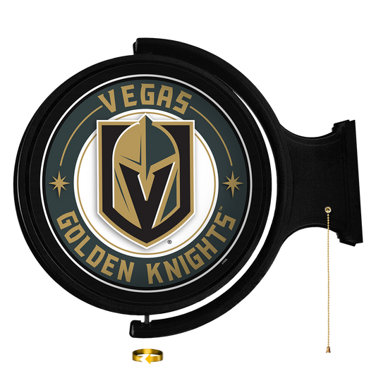 Vegas Golden Knights Round Rotating Wall Sign