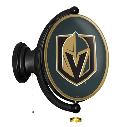 Vegas Golden Knights Oval Rotating Wall Sign