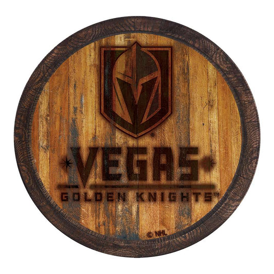 Vegas Golden Knights Branded Barrel Top Sign