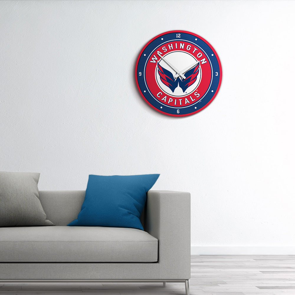 Washington Capitals Round Wall Clock Room View