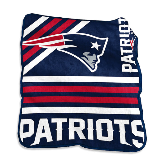 New England Patriots Raschel throw blanket