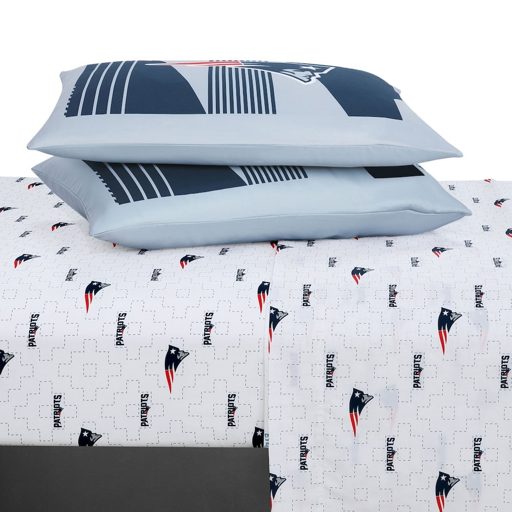 New England Patriots bed in a bag sheets