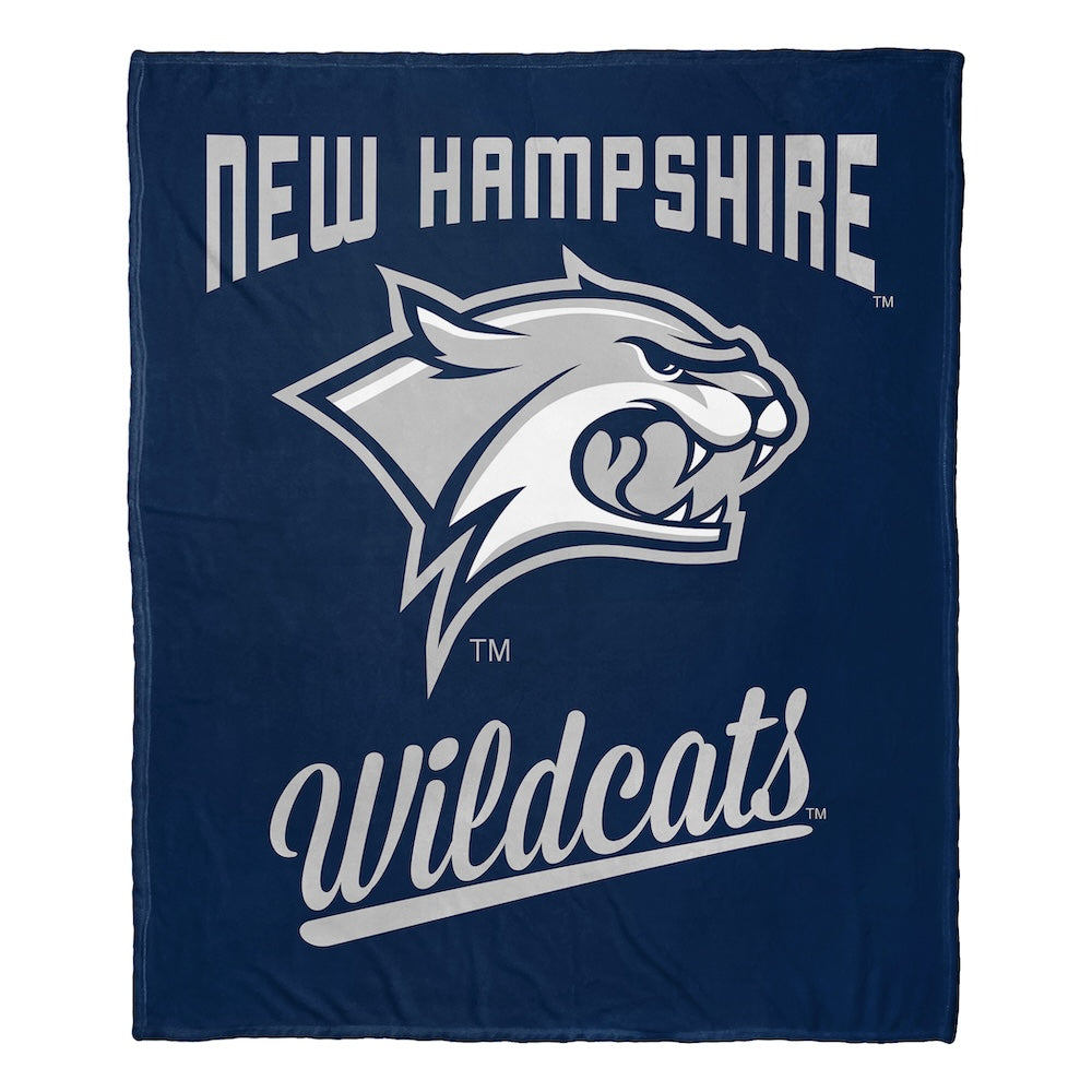New Hampshire Wildcats official silk touch throw blanket