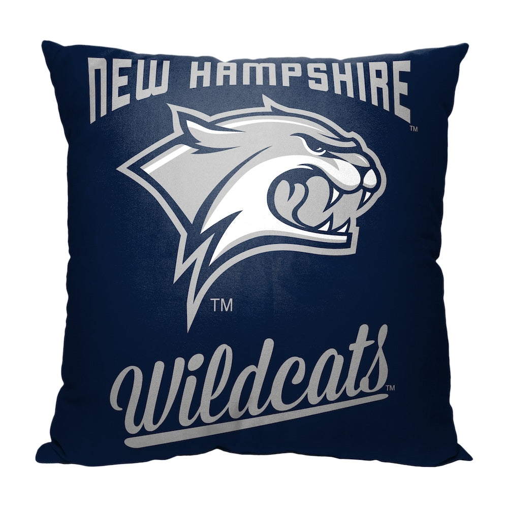 New Hampshire Wildcats OFFICIAL throw pillow