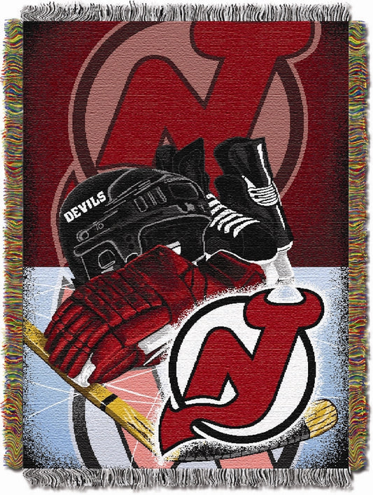 New Jersey Devils woven home ice tapestry