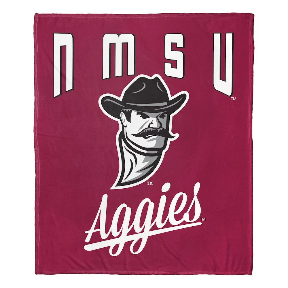 New Mexico State Aggies official silk touch throw blanket