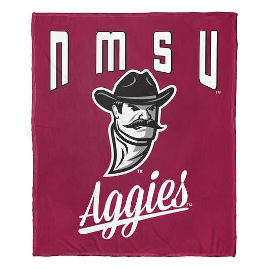 New Mexico State Aggies official silk touch throw blanket