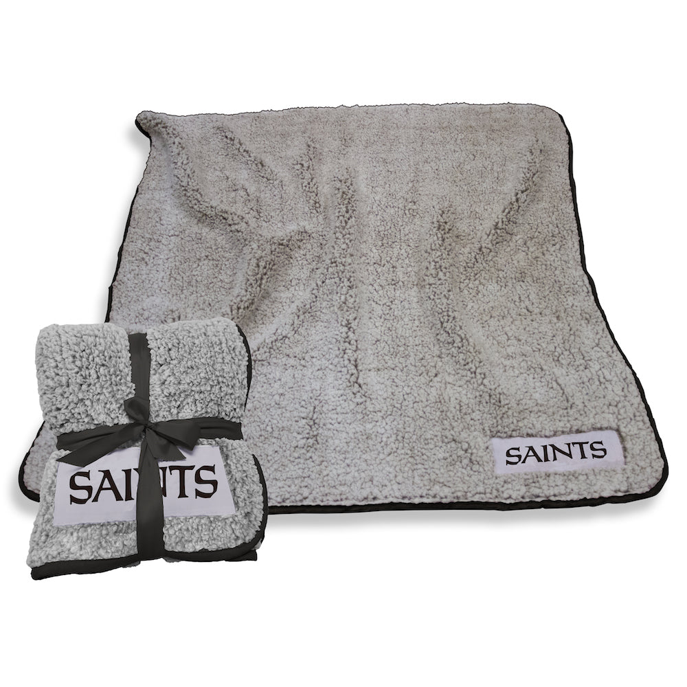 New Orleans Saints Frosty Fleece blanket